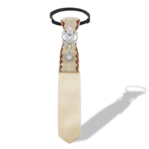 Image of Rhinestone Ties for Women, Skinny Neck Tie for Women Business Prom
