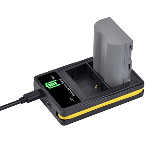 Tectra 2X En-El3E Enel3E Batteries And Led Dual Charger For Nikon D50, D70, D70S, D80, D90, D100, D200, D300, D300S, D700 Camera #TOP2