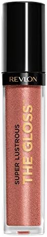 Revlon Lip Gloss, Super Lustrous The Gloss, Non-Sticky, High Shine Finish, 260 Rosy Future