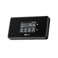 TP-Link M8550 5G LTE Mobiler WLAN Router – Bis zu 3,4 Gbit/s, Tri-Band Wi-Fi 6E, Nano-SIM-Karten Slot, Gigabit WAN/LAN, 4680 mAh Akku, Touchscreen, Wireguard, bis zu 32 Geräte
