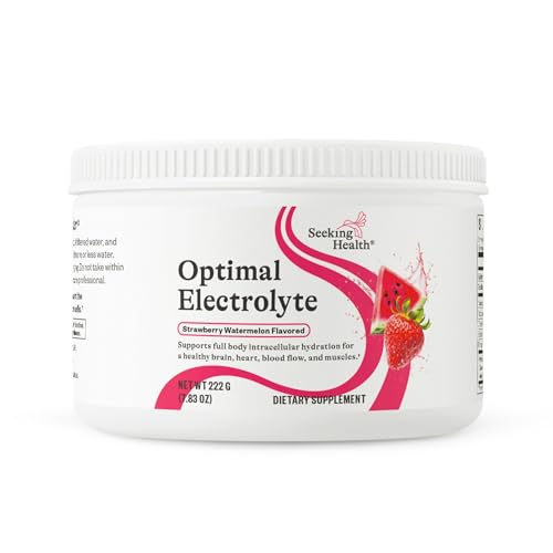 Image of Seeking Health Optimal Electrolyte Powder - with Sodium & Potassium - Support Digestion & Energy with Magnesium Electrolyte Supplement -Strawberry Watermelon 30 Servings