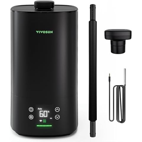 VIVOSUN AeroStream H05 Intelligent Wi-Fi Humidifier, 1.32 Gal / 5 L Humidifier with Temp & Humidity Probe, Smart Remote Control, Designed for Growers Cover