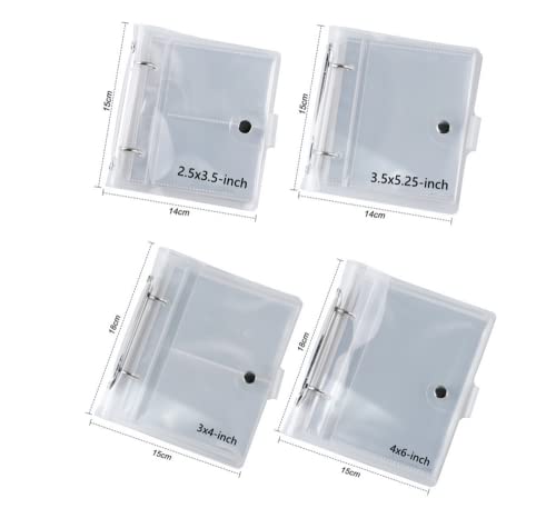 Rikyo 2x3'' Photo Sleeves,200 Pockets Album,Photo Flip Book,Card Sleeve Mini Album,Waterproof Pocket Holder - Image 3