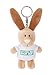 NICI 44719 Schlüsselanhänger Hase mit T-Shirt Ich pass auf Dich auf 10cm