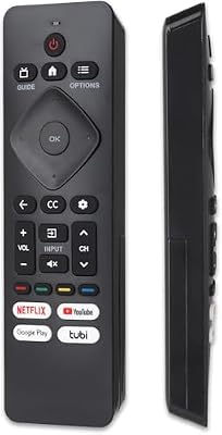 New Universal Replacement for Philips-Smart-TV-Remote-Control, for Philips Android/Google 4K TV (No Voice Function)
