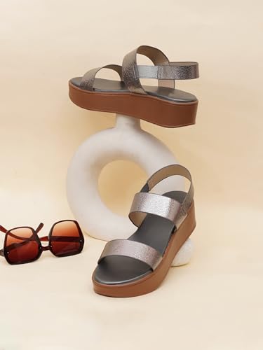 Image of TRYME Fabulous Platform Heel Sandals Perfect for Every Occasion, Elegant & Fancy Wedges Heels Sandals For Womens & Girls