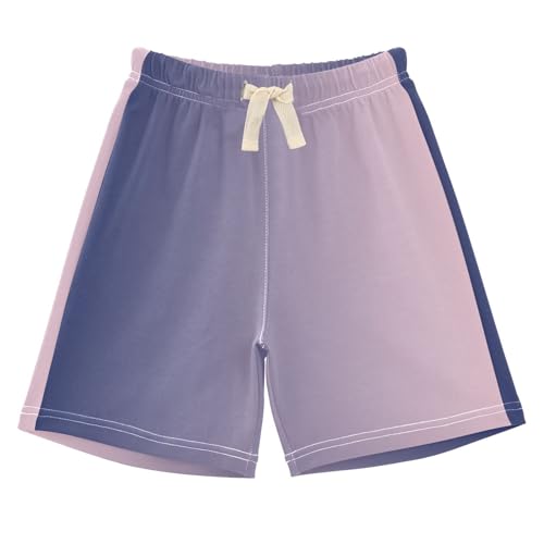 J JOYSAY Purple Pink Gradient Toddler Baby Boy Shorts Jogger Shorts with Drawstring Elastic Waist Unisex Babies Pull-On Shorts for 2T Child