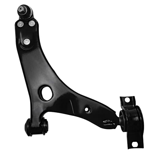 Image of Detroit Axle - 8pc Front End Suspension Kit for 2000-2004 Ford Focus 2 Lower Control Arms w /Ball Joints 4 Inner & Outer Tie Rod End Links 2 Boots 2001 2002 2003 Replacement