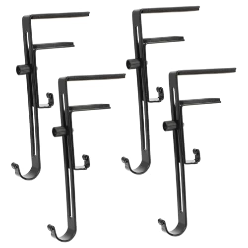 Garneck 4 Pack Christmas Stocking Holders Fireplace Mantel Decor Hangers Iron Hooks for Xmas Mantel Decorations