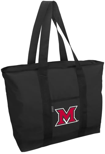 Broad Bay Miami University Tote Bag Large Miami RedHawks Totes SHOPPING TRAVEL or EVERYDAY