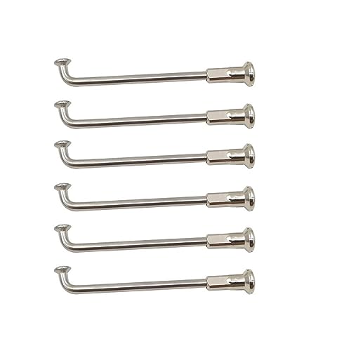 Rayons vélo électrique 12G 2.6mm J-bend argentés en acier inoxydable lot de 40