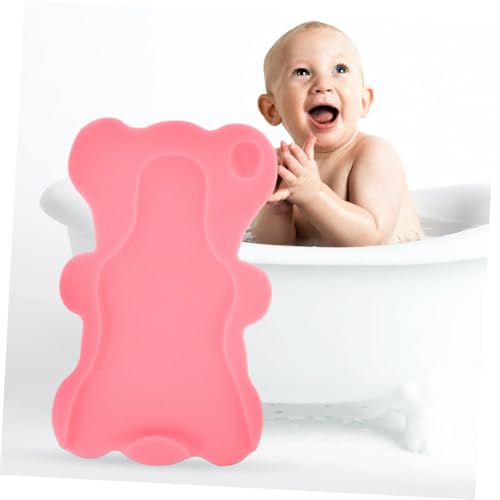 LRXIYODE 新生児用滑り止めバスマット ベビーバスマット 幼児用バススポンジクッション 転倒防止 浴槽用 クッション性 吸水性 良い通気性 お風呂タイム楽しく 色指定不可