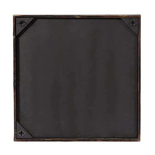 Deco 79 Wood Geometric Handmade Southwestern Wall Decor, 20" X 2" X 20", Brown #TOP6