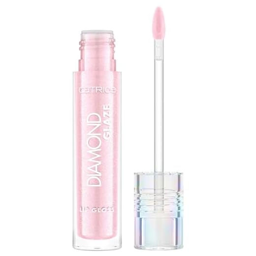 Catrice Cosmetics Brillo de labios Diamond Glaze, resultado inmediato, brillante, holográfico, escarchado, 3 ml