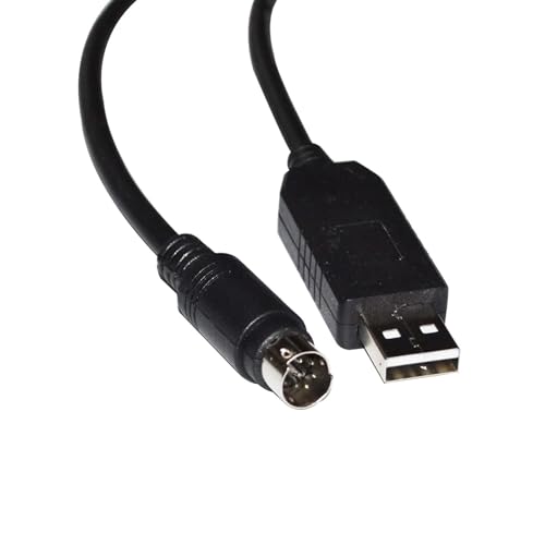 USB to MINI DIN 8P MD8 ADAPTER RS232 SERIAL CABLE for MIDI MUSIC SYNTHESIZER to HOST PORT for PC(1.8M)