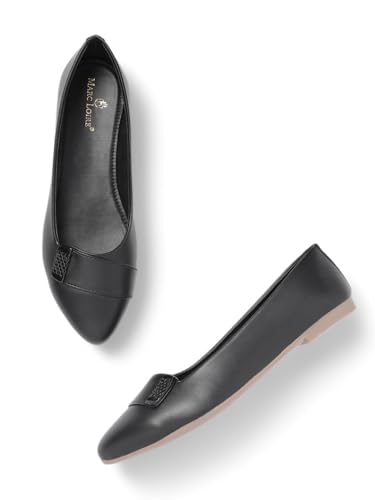 Image of Marc Loire Women's Slip-On Flat Ballerina Shoes for Casual Wear, Party and Formal Occasions