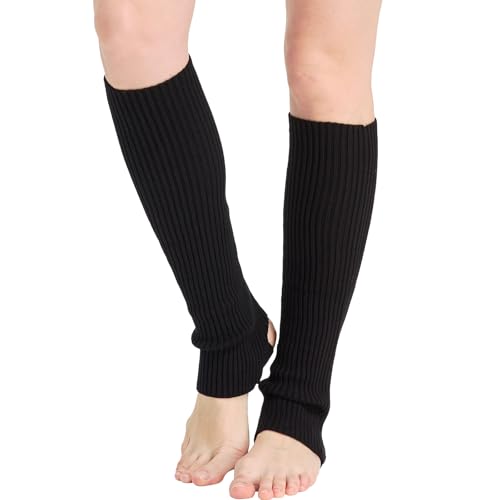 Image of Nanxson Knit Ribbed LegWarmer Women Knit Calf Accessories Leg Sleeves | Solid Neon Boot Socks,Y2K 80s Women's Lolita LegWarmer,Sports Party Yoga Dance Accessories,Winter Ankle Heap Kawaii Sock