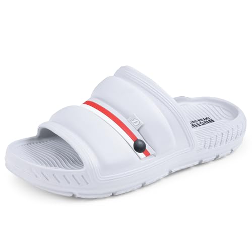 Image of DOCTOR EXTRA SOFT Men's Classic Ultra Soft Sliders /Slippers with Cushion FootBed for Adult | Comfortable & Light Weight | Stylish & Anti-Skid | Waterproof & Everyday Flip Flops for Gents /Boys D-527
