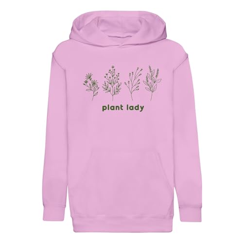 Sweat à capuche enfant écologie et environnement Plant Lady