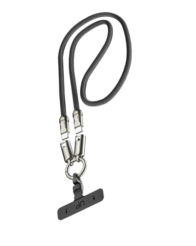 Image of Phone Lanyard Charging Cable, Type-C to USB-C 120cm 240W Fast Quick Charge Crossbody USB-C Strap 480Mbps Data Sync Anti Theft Purple Shoulder USB2.0 OTG Cord(Black)
