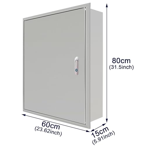 Caja eléctrica impermeable con gestión de cables ocultos y toma de pared empotrada segura 3