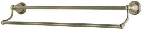 Kingston Brass BA1753AB Heritage 24" Dual -Towel Bar, Antique Brass