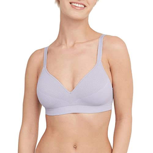 Image of Hanes Womens Perfect Coverage Wireless Seamless T-Shirt Bra, ComfortFlex Fit, Smart Sizes