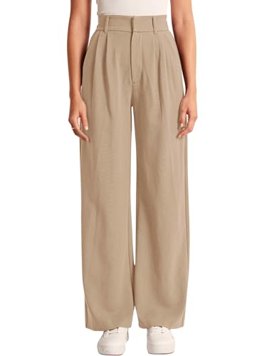 Image of NIMIN High Waisted Work Pants for Women Business Casual Outfits 2026 Office Dress Pants Trousers with Pockets