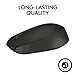 Logitech M170 Wireless Mouse for PC, Mac, Laptop, 2.4 GHz with USB Mini Receiver, Optical Tracking, 12-Months Battery Life, Ambidextrous - Black