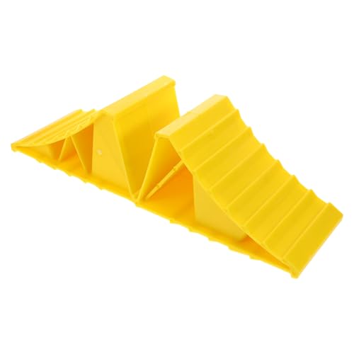 DECHOUS 1Pair Heavy Duty Wheel Chocks Skid Wheel Stopper for Multi Functional Car Stabilizer Accessory for Trucks and Rvs Quick Installation and Versatile