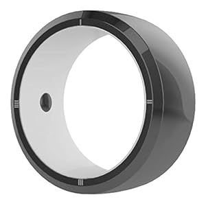 Health Fitness Smart Ring, Ceramic Multifunction Health Ring, Waterproof Activity Tracker Bracelet, Health Tracker Ring with 128gb Storage, Rechargeable Smart Rings Perfect for Sleep Sports Exercise