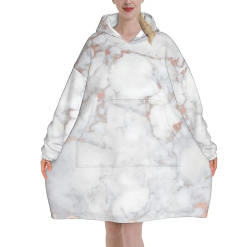 Couverture en peluche douce style marbre chic et finitions haut de gamme