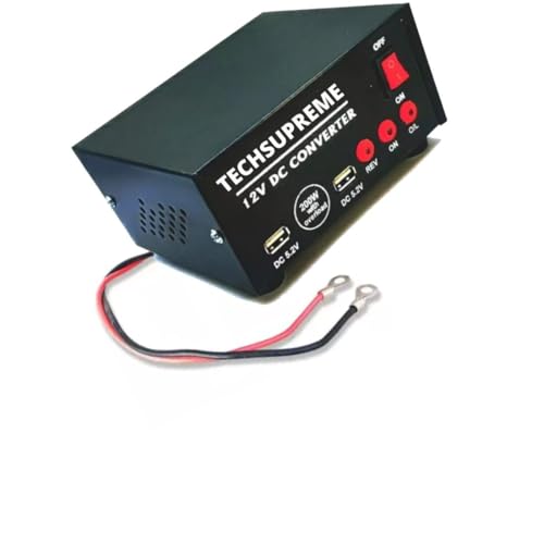 Image of Mini Inverter 200W 12 Volt DC to AC Converter for Home, Car, Boat,Lap top, D2H Box, Mobile Charger(12V DC to 220V AC Converter) A