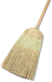 Unisan 926YEA Parlor Broom, Yucca/Corn Fiber Bristles, 42' Wood Handle, Natural