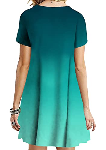 Robe d'été décontractée coupe ample pour masquer les rondeurs - 2