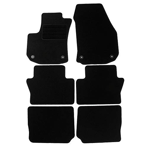 TEXER Textil Fußmatten Passend für Opel Zafira B 7-Sitzer Bj. 2005-2011 Basic
