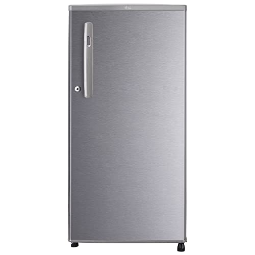 Image of LG 190 L 2 Star Direct-Cool Single Door Refrigerator Appliance (?GL-B199ODSC, Dazzle Steel, Fast Ice Making, 2022 Model)