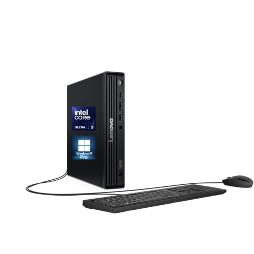 Image of Lenovo ThinkCentre M70q Gen 6 Mini PC, 2026 Intel Core Ultra 3 205T
