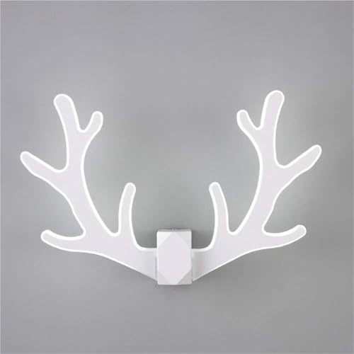 Lámparas de Pared de astas Minimalistas Modernas Sala de Estar Dormitorio Mesita de Noche 20W AC96V-260V Aplique de Pared LED Macarons Lámpara de Pared de Artes Creativas nórdicas Decoración de