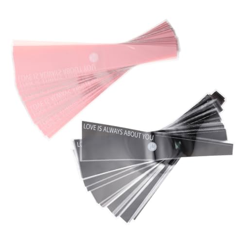 FONDOTIN 100個 入り花束包装スリーブ 透明製 強と耐久性を備 フラワーラッピングカバー 薔薇や単品花束用 母の日や結婚式の ラッピングに