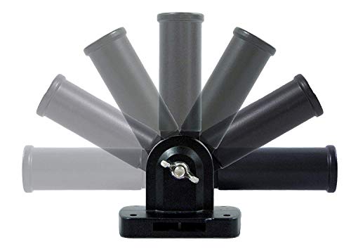 Black Flag Pole Mounting Bracket - Adjustable #TOP2
