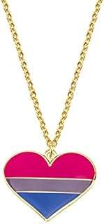 Lesbian Necklace Sun Set Transgender Rainbow Pansexual Nonbinary Asexual Bisexual Necklace LGBT Necklace Gay Pride Gift Rainbow Pride Necklace LGBT Jewelry Pride Gift