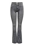 Taille : taille moyenne ONLY ONLBLUSH Mid Flared TAI0918 Noos Jeans, Gris Denim, L / 30L Femmes