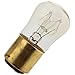 15W PR 130V B22D Miniature Light Bulb, 130 Volts, B22D Base