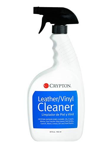 Crypton Leather & Vinyl Cleaner - Gently cleanses leather or vinyl surfaces to break up difficult stains including dirt, grease and food stains. (32 fl. oz.)