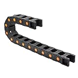 Qimoo 39.3 inch Plastic Drag Chain Cable Carrier, 1m Open Type Wire Drag Chain Cable Carrier R75 35 * 50mm Cable Drag Chain for CNC Router Electronic Industrial Machine