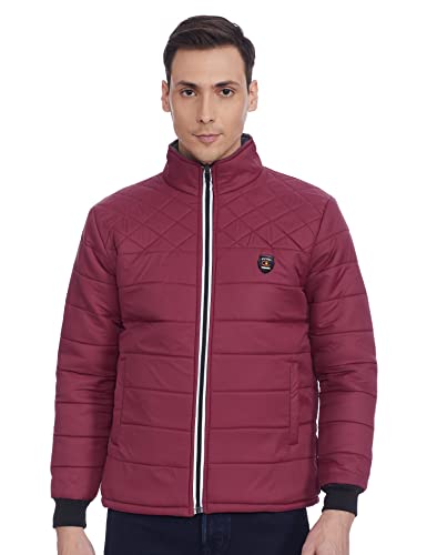 Image of Christy World Men's Regular fit Jacket (FULJJACT 08 BGRN L Green Large)