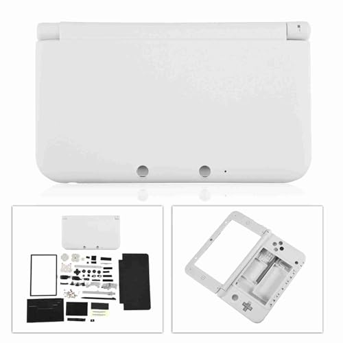 Telecomando Universale Custodia Completa Per Custodia, Parti Di Riparazione Per Guscio, Kit Di Sostituzione Completo Per 3Ds Xl Rosso (Bianco) Telecomando Universale,