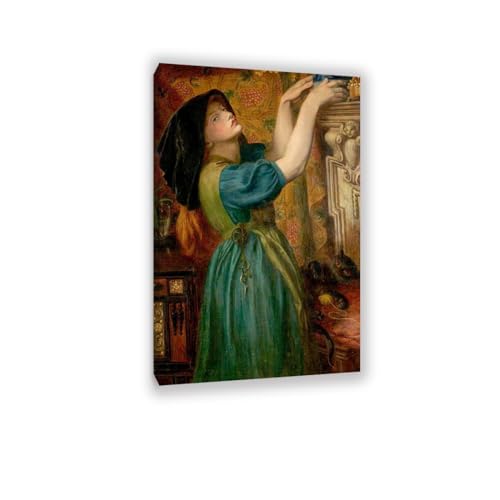 Reproduction de peintures a l'huile Soucis cadre interne pret a accrocher