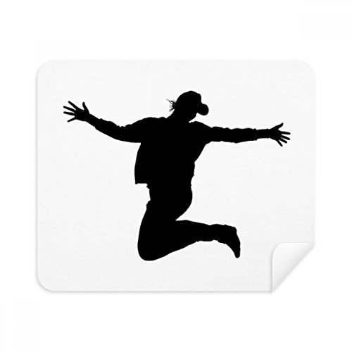 Physical Education Jumping Sports Cleaning Cloth Screen Cleaner 2pcs Suede Fabric